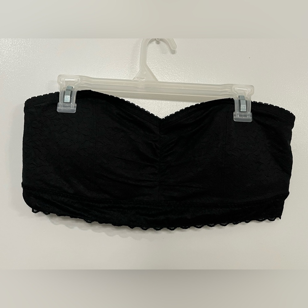 torrid Lace Strapless bralette, black, size 1
